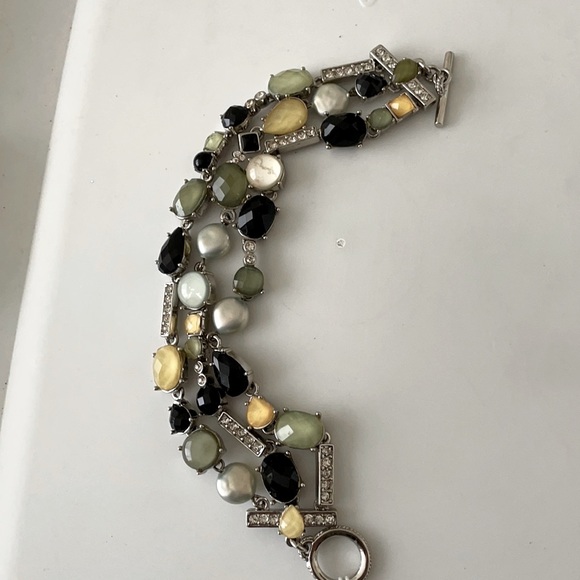 Bracelet multi color stones jewelry - Picture 1 of 4